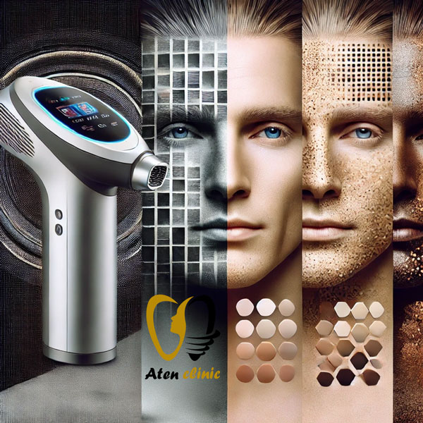 تأثیر لیزر موهای زائد برای انواع پوست